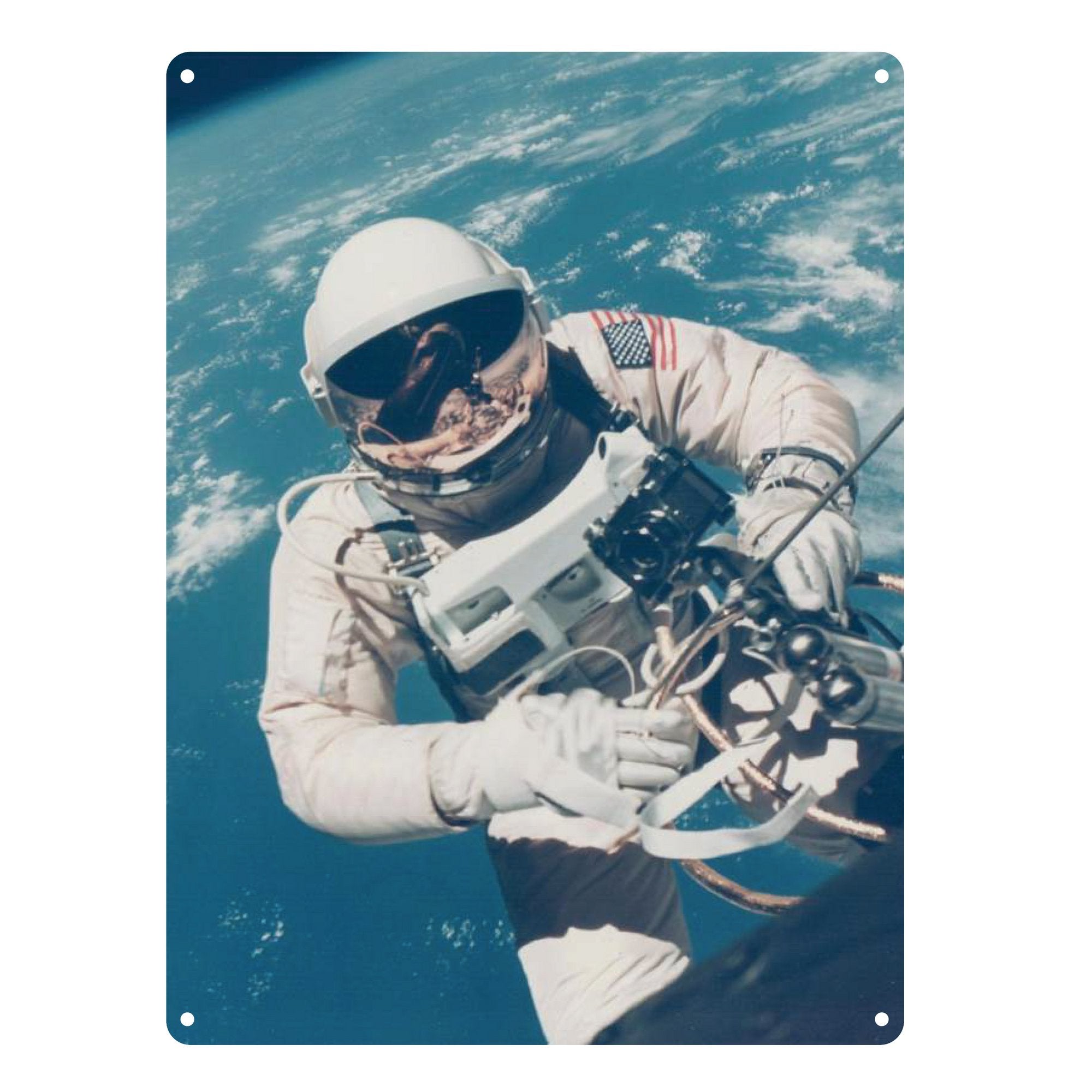 NASA Large Tin Sign - Astronaut