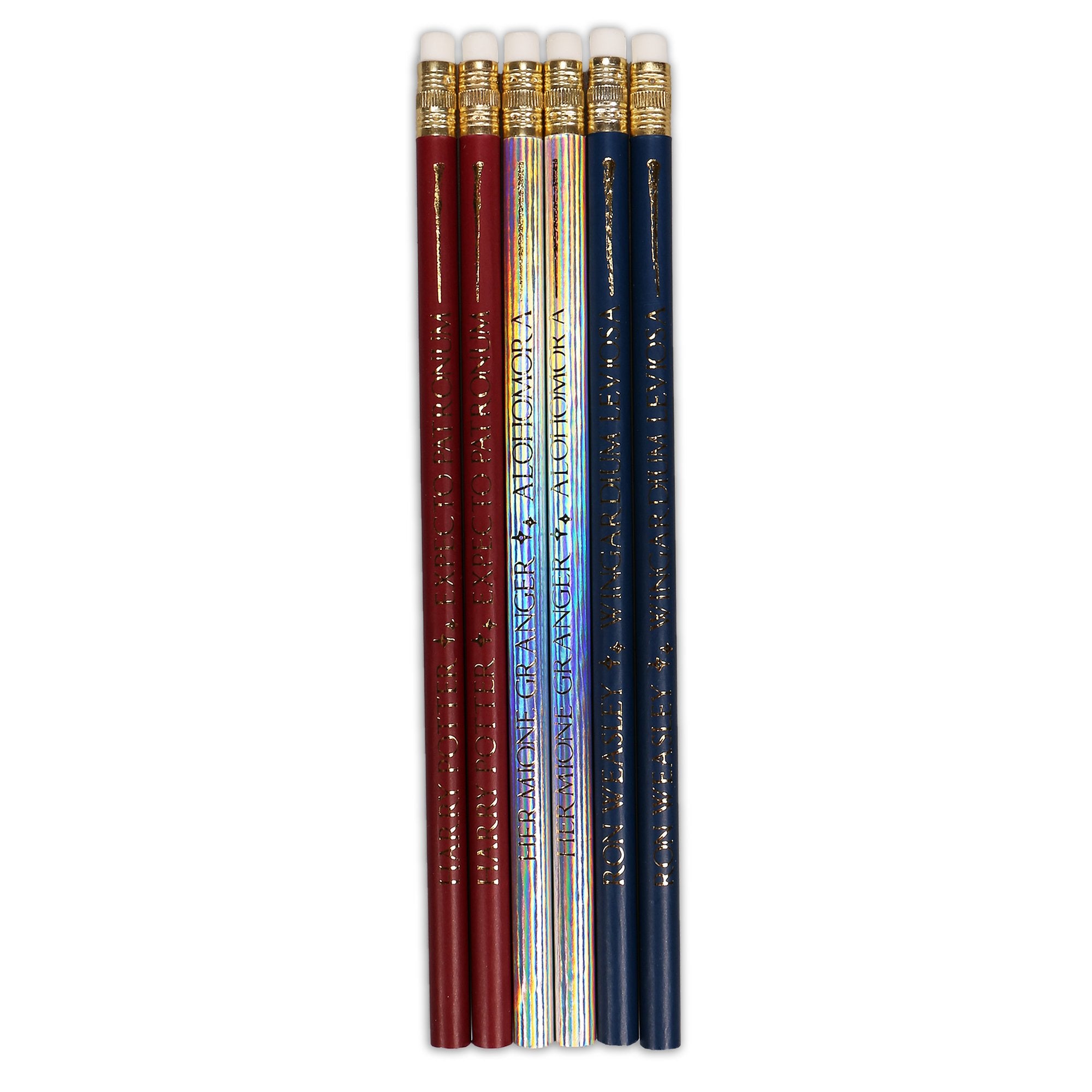 Harry Potter Wands Set of 6 Pencils