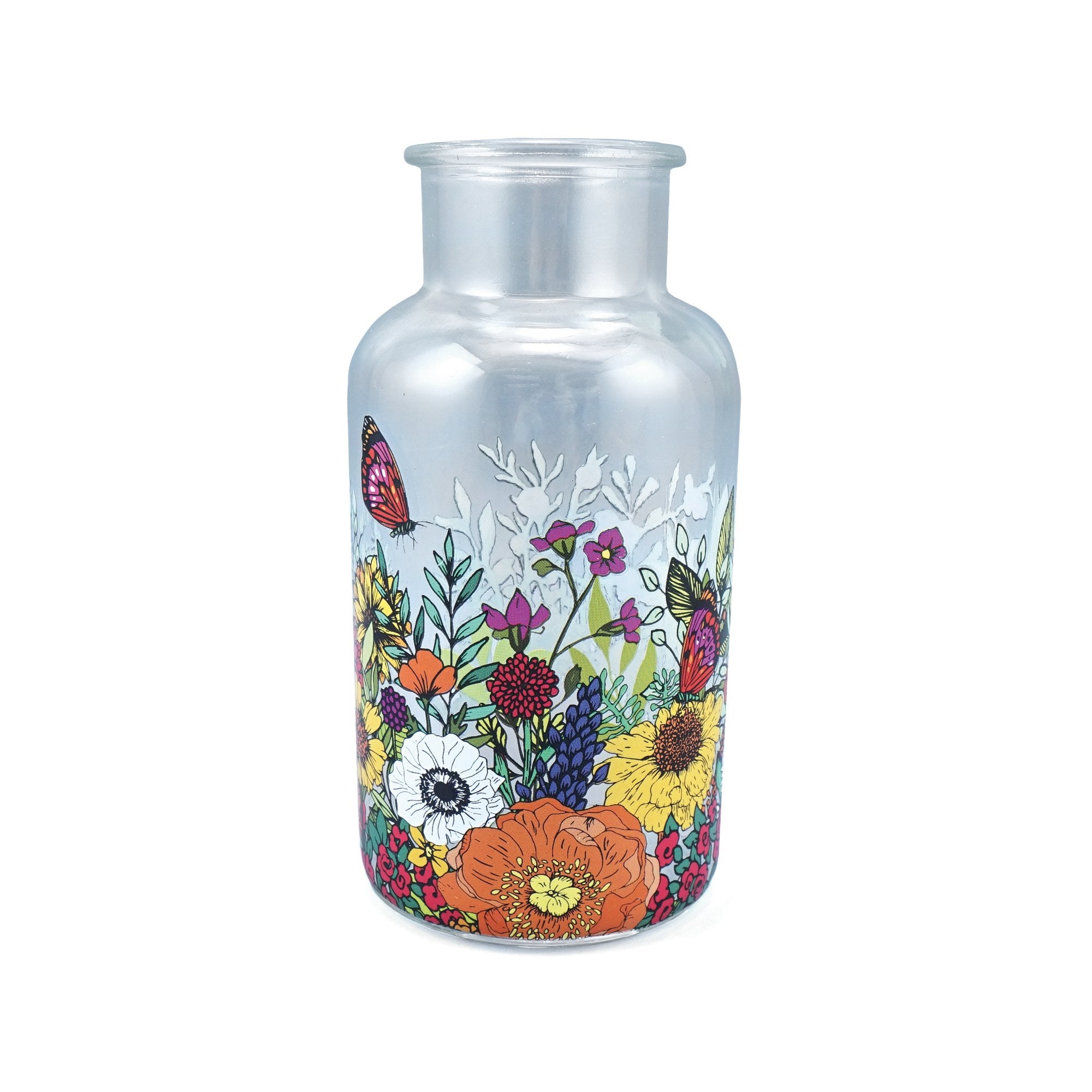 Vase Glass (20.2 fl oz) - Natasha Kirby (Bloom)